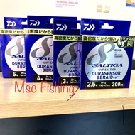 SENAR PE DAIWA SALTIGA UVF DURASENSOR X8+12 300M PE 2.5, 3, 4, 5