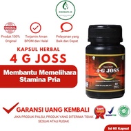 4-G JOSS Vitamin Alami Upgrade Stamina Pria - 4G JOSS ASLI BPOM Makin