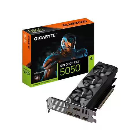 Gigabyte RTX 5050 OC Low Profile 8G graphics card