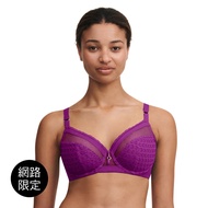 [Chantelle] Monogram _ Three Piece Cut Unlined Underwear D-F (11ZM0 0u4 Purple Berry Color)