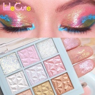 ZVEV 9 Color Eye Shadow Palette - Snowflake Low Saturation Tray - Korean Eye Cosmetics Supplies - Pe