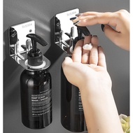 304 Stainless Steel Shower Gel Rack Bathroom Shampoo Rack Wall-Mounted Punch-Free Hand Sanitizer Holder Bottle Rack/Shampoo Hanger Shower Gel Rack Hand Sanitizer Storage Shelf