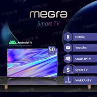 MEGRA TV 50" / TV 42" / TV 40" / TV 32" Smart TV Powered By Android OS 11.0 Smart Led TV Television 50 Inch / 42 Inch / 40 Inch / 32 Inch