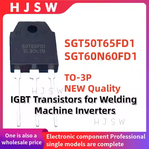 5PCS 100% NEW SGT50T65FD1 SGT60N60FD1 50T65FD1 60N60FD1 SGT50T65FD1PN SGT60N60FD1PN TO-3P IGBT for W