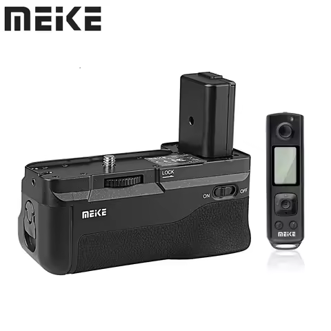 Meike MK-A6300 Pro Vertical Battery Grip with 2.4G Hz Wireless Remote Control for Sony A6100 A6400 A
