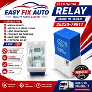 4pin 12v auto relay 25230-79917 miyamoto japan for nissan infiniti