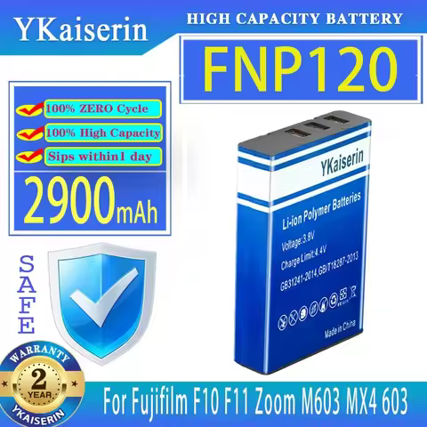 Durable 2900mAh Digital Camera Battery for Fujifilm FinePix F10 F11 Zoom M603 MX4 603