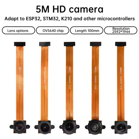 OV5640 Camera Module 100 120 130 200 Degree 3.6MM HD 5 Million Pixels Cam Module DVP Interface For E