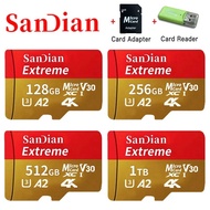 1TB Micro SD Card 512GB 256GB A2 Read Speed 160M/s Memory Card 32GB Extreme Micro SD UHS-I TF Card U3 V30 64GB 128GB Support 4K
