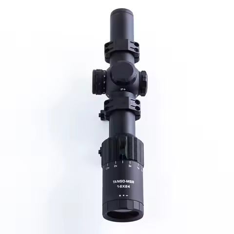 Tango-MSR 1-6x24mm LPVO Tactical Riflescope with Low-Illuminated MSR BDC-6 SFP Reticle Includes Thro