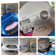 #回歸個人音樂空間、日本直送、 sony  fne 241, aiwa xp-ev530, 限量版kenwood篮色dpc x507, kenwood 銀色dpc-393, 另全黑版sony d155