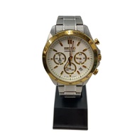 SEIKO mens watches quartz wrist watch analogues stainless WHT SLV 8T63-00D0 Direct from Japan Second