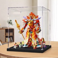 High Transparency Acrylic Box 高透亚克力展示盒 Kotak Jernih Dustproof For Lego 80057 Nezha Fire Armor Mech
