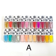 ♞,♘YOKO 2in1 nail polish 24colors/set regular nail polish 2*12*8ml set