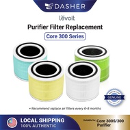 Levoit Core 300/300S Core True HEPA 3-Stage Replacement Filter/Toxin Absorber/Pet Allergy/Mold Bacte
