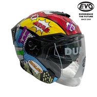 EVO RS9 Singlish Helmet (FREE EVO RS9 HELMET & HEVIK HELMET BAG)
