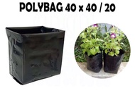 Polybag tanaman ukuran 40x40 isi 5pcs / Polybag tanaman 40x40 tebal isi 5 lembar / Polybag ECER murah