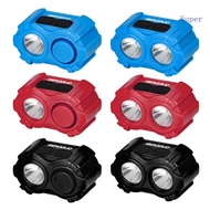 Super Bike Lights for Night Riding USB-C Rechargeable Bicycles Light Set Waterproof Bike Headlight with Horn LED Bike Li