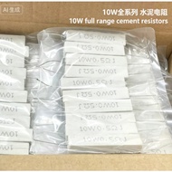 10pcs Ceramic Resistor 10Watt 5% 3.6KJ 3.9K Ohm 4.7K Horizontal SQP Cement Resistor