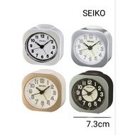 SEIKO Quite Sweep Beep Analogue Small Mini Alarm Clock QHE121