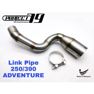 Project79 KTM 250 390 Adventure 2020 Exhaust Long Slip on Piping Muffler Stainless Steel Project79 Q
