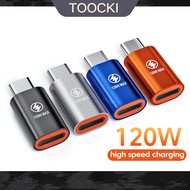 Toocki USB C To Lightning Adapter PD20W/120W Fast Charging Lightning Male To Type C Female Adapter For iphone To USB Type C Headphones