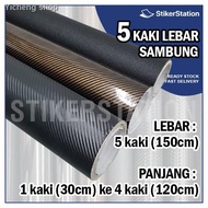 ❖CARBON STICKER - 3D Carbon 4D Carbon 5D Carbon 6D Carbon Gold Carbon Fiber Vinyl Car Wrap Sheet Rol