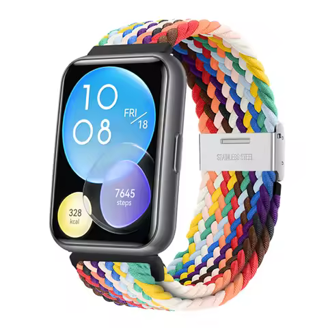 Nylon band for HUAWEI watch fit 2 strap watchband accessories braided solo loop correa bracelet for 