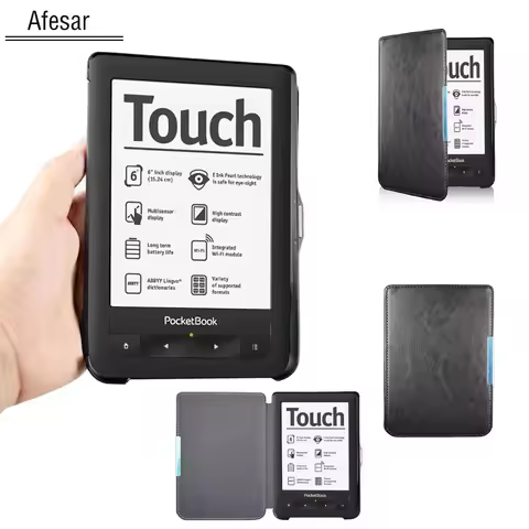 For PocketBook Touch 622 eReader Case and Pocketbook Touch Lux 623 Folio Pocket Fit PB 622 / PB623 P