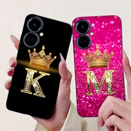 Tecno Camon 19 Pro CI8 CI8n Case Camon19 CI6n Fashion Aesthetic A-Z Letter Soft Silicone Back Cover 