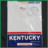 ↑ ➾ ⇧ Kentucky White Tshirt RoundNeck for Adult