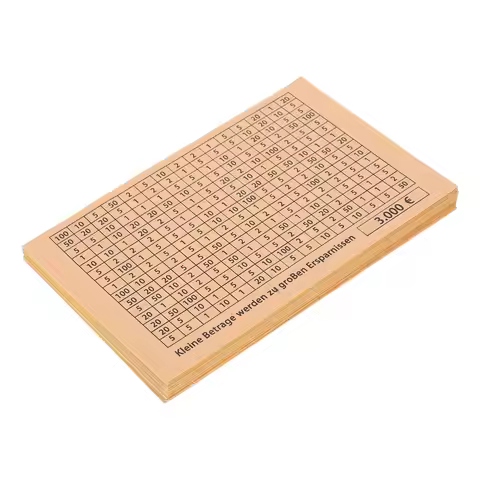 30Pcs Money Saving Sticker Goal Tracker Sticker For Classroom Teacher Budget Tracking Charts Wood Pi