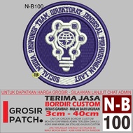 MB EMBROIDERED PATCH N-B100 LOGO SOCIAL EDUCATION DHYANA ACCESSORIES/EMBROIDERY