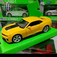 Welly Diecast 1:24 Scale Chevrolet Camaro ZL1 Yellow (Bumblebee) New Not Used Complete ANS99