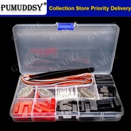 25 Sets Servo Connector Kits Servo Plug Male Female Connector Crimp Pin Cable Kit Compatible JST SYP