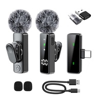 Private Model J7 Wireless Lavalier Microphone One for Two VLOG Shooting Radio Wireless Mike