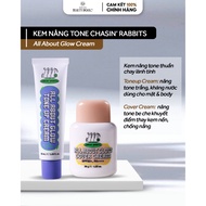 CHASIN RABBITS ALL ABOUT GLOW TONE UP CREAM - ALL ABOUT GLOW COVER CREAM