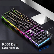 Bàn phím máy tính K500 YINDIAO led RGB cảm giác gõ phím hoàn hảo