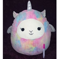 Squishmallow Lucy-May the Llamacorn 20" rainbow marshmallow big pillow