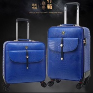 High-End Crocodile Pattern Luggage Female Luggage 67cm Trolley Case Male Password Case 53cm Boarding