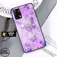 CASE OPPO A74 4G - Casing OPPO A74 4G Terbaru AERO CASE [ Butterfly ] Silikon OPPO A74 4G - Case Hp 