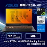 Asus TUF F15 FX506L-HHN080W / FX506L-HHN191T 15.6" Laptop/ Notebook (i5-10300H, 8GB, 512GB, NV GTX1650, W11H, 144Hz)