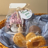 乾花小禮套裝（充滿花香～）🪻Tiptree蜜糖（可加配小食）散水餅💐升職餅🎁生日回禮🎀 散水禮物 百日宴回禮 企業回禮