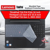 Keyboard Cover for 2024 2023 Lenovo ThinkPad E16 L16 T16 P16 P16v P16s 16 inch ThinkPad E16 L16 T16