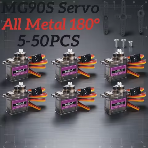 MG90S Servo 9g 5/10/20/50 Pcs All Metal Gear 9g SG90 Upgraded Version For Helicopter Plane Boat Car 