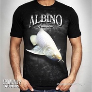 AROWANA FISH T-SHIRT ALBINO Arowana Fish Arowana T-Shirt Hobby Cool PREMIUM Distro Custom Single T-shirt