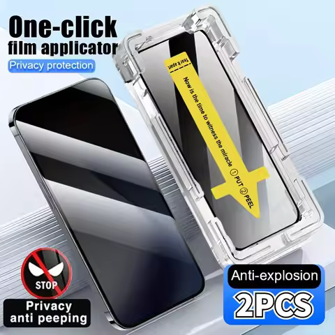 4Pcs Privacy Temper Glass Dust Free Install Film for Vivo V60 V29 Lite V50 V40 SE V27e V30 Pro 5G An