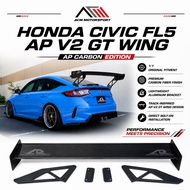 Honda civic fl5 AP v2 spoiler carbon fiber