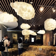 Cloud Light Clothing Store Window Chandelier Restaurant Lighting Influencer Cotton Cloud Light Creat