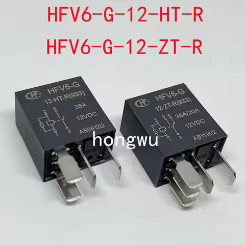 100% Original New 1PCS HFV6-G-12-HT-R HFV6-G-12-ZT-R DC12V relay 35A 4pins and 5pins